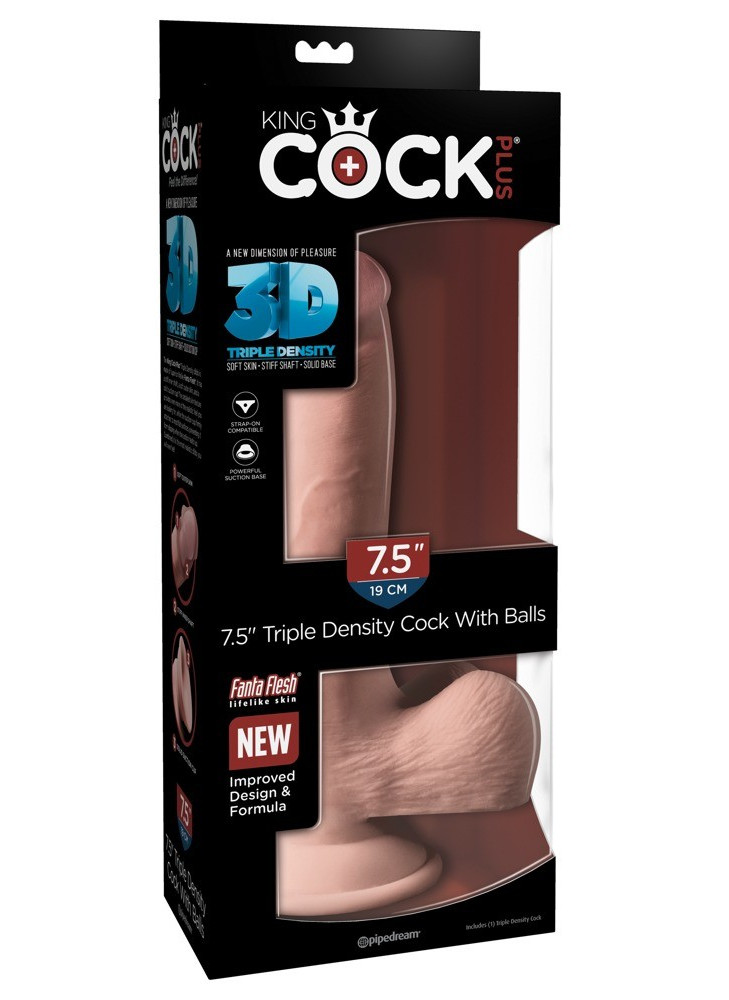 7.5" Triple Density Cock with balls